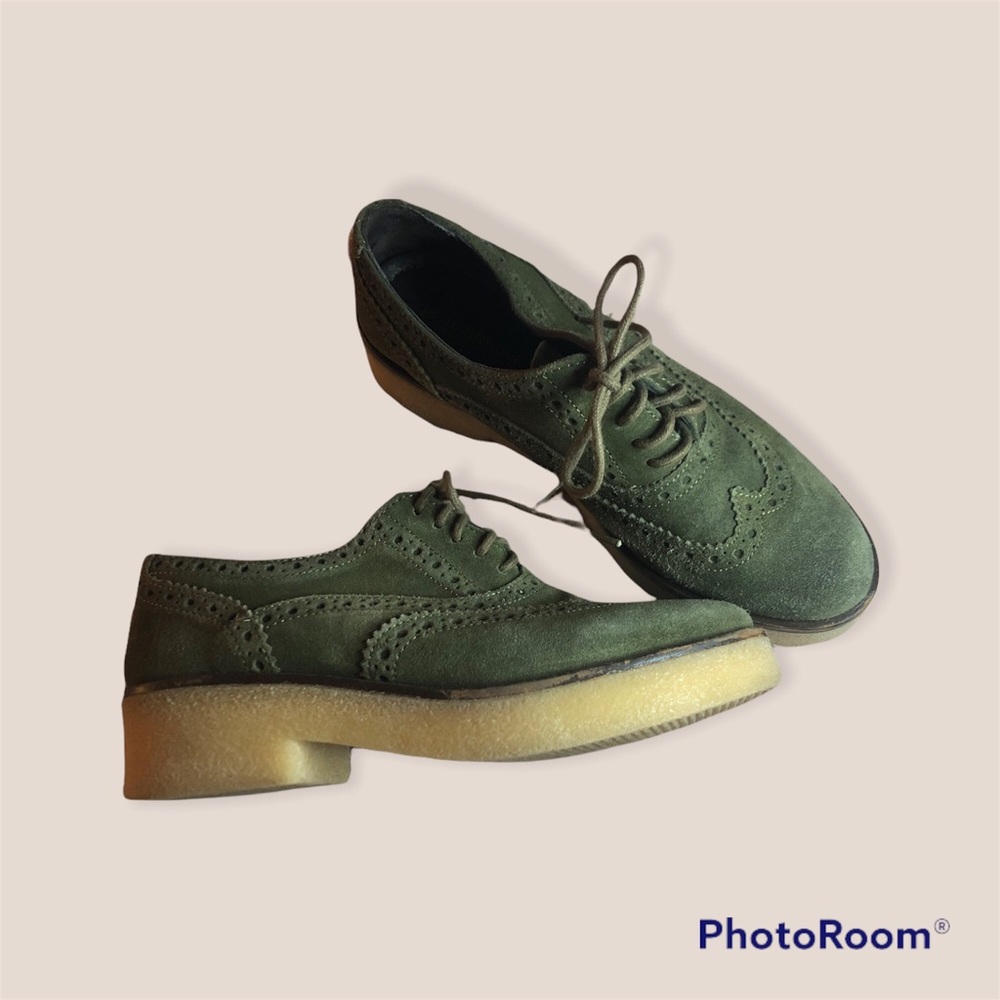 Primadonna Collection Olive Platform Shoes Sz 38